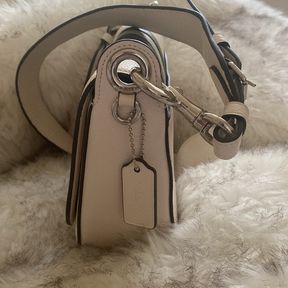 Coach Small Jes Messenger Crossbody With Varsity Stripe - Picture 3 of 12